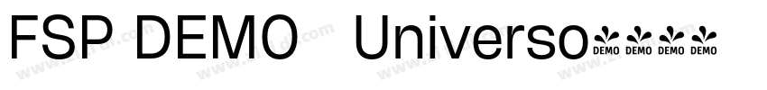 FSP DEMO   Universo字体转换